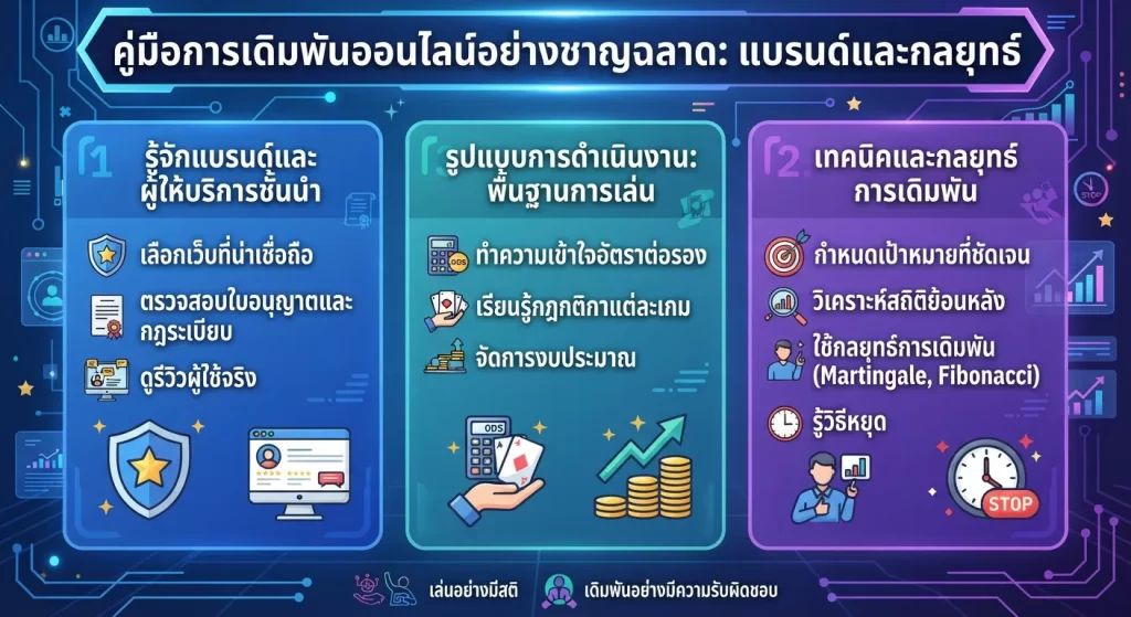 เทคนิคและกลยุทธ์การเดิมพัน